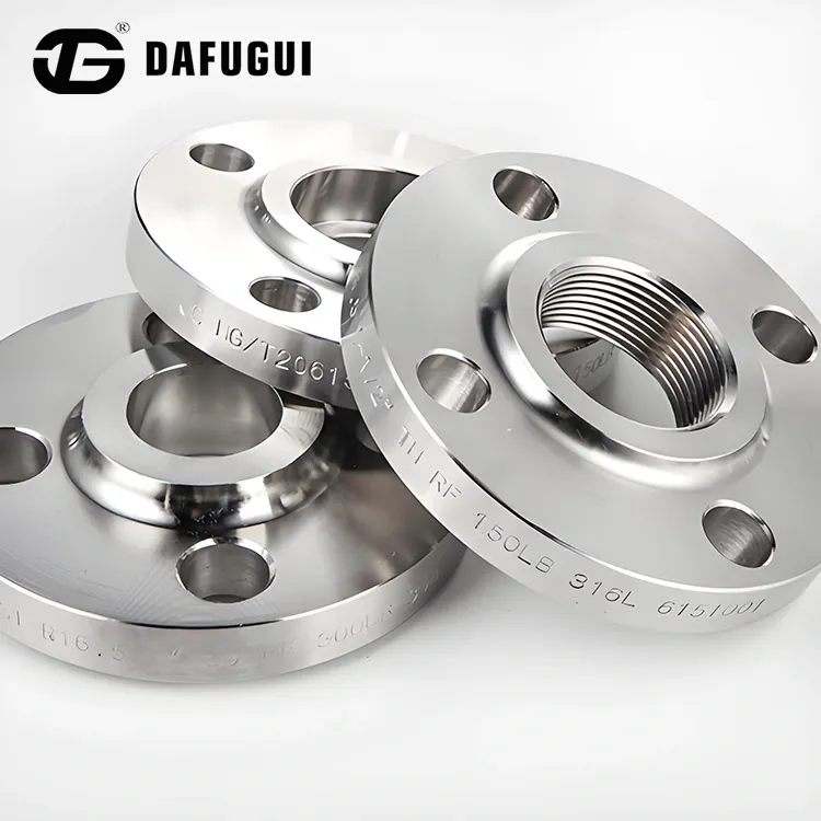 Flanges roscadas de aço inoxidável 316 Flanges roscadas de aço inoxidável 316