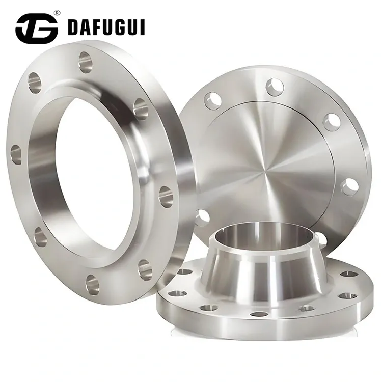 Flanges de aço S31803 frente e verso